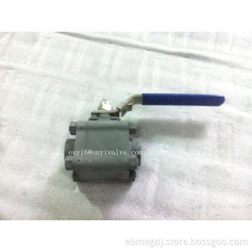 Three Piece NPT / Thread Floating Ball Valve 3 / 4 '' Cast